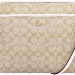 Coach Signature Canvas File Bag